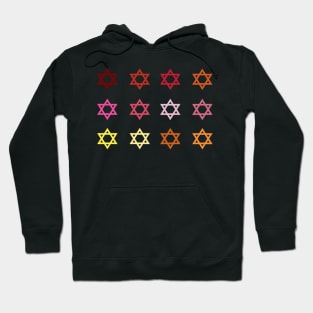 Jewish stars Hoodie